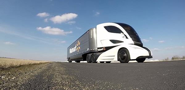 沃爾瑪碳纖維概念卡車(chē) 意在顛覆物流傳統(tǒng)